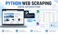 build python web scrapers and data extraction automation