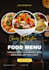 design a professional restaurant flyer