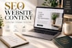 write SEO optimized website content and landing pages