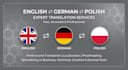 translate english, german and polish documents