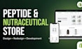 design peptide website supplement website nutraceutical store peptide store