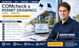 prepare comcheck architect civil and structural engineer drawing in texas mi