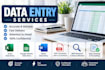 accurate data entry, excel, presentations and data cleaning