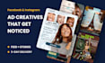 design facebook and instagram ad creatives