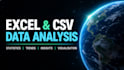 analyze your excel or CSV data and provide clear insights