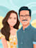 design couple portrait wedding portrait
