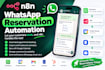 turn your whatsapp into an automatic booking system