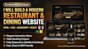 build a modern restaurant website with interactive menu