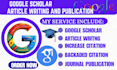 write and publish research articles increase google scholar and scopus citation
