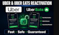 uber reactivation, spark reactivation, uber eats reactivation, uber driver