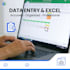 do business data entry and excel spreadsheet formatting