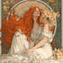 create illustrations in art nouveau style
