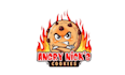 design angry cookie food restaurant logo