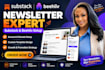 setup substack newsletter and beehiiv with substack promotion