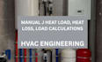 heat loss calculation, mamual j load calculation, heating load calculation texas