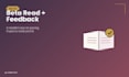 beta read your manuscript with structured feedback