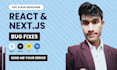 fix bugs and errors in your react or next js website