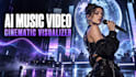 create stunning ai music video, cinematic visualizer
