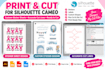 create print and cut files for silhouette cameo