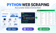 do python web scraping and data extraction