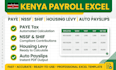 do kenya payroll, HR, excel payslips, paye nssf shif