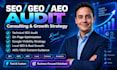 do a technical seo audit plus geo and aeo visibility strategy