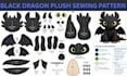 create custom plush toy sewing pattern plushie design stuffed animal tech pack