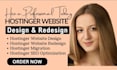design or redesign hostinger website, bluehost, siteground, hostinger wordpress