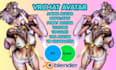 do vrchat avatar vr character vrc commission furry avatar fursona
