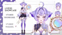 create high quality live2d vtuber model, 2d vtuber model, live 2d vtuber model