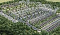 render 3d site plan,urban luxury residential masterplan, real estate development