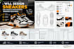 design sneakers and create a professional sneaker tech pack