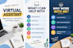 pro VA for web research and content scheduling