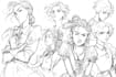 draw sketches with your character