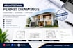 prepare architectural permit drawings, floor plans and blueprints