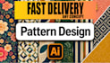 create custom seamless patterns with your preferred style