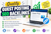 do qualiity guest posting seo backlinks