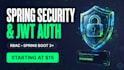 implement spring security 6, jwt authentication, and role based authorization