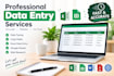 do data entry,copy paste,web reasearch and excel entry