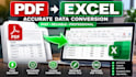 convert PDF tables to excel