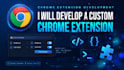 develop custom chrome extension and fixbugs