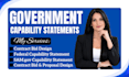 design a government contract capability statement
