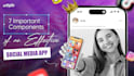 develop social media app and website