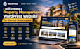 create a property management wordpress website for rental businesses