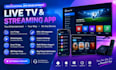 build live tv app, live streaming app, smarter lite app, ibo player, app logo