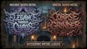 design melodic death metal and brutal logo