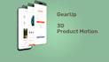 create a 3d mobile app promo animation