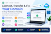 transfer and fix your domain to any website