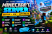 setup fix and optimize minecraft servers, custom guis resource pack, itemsadder