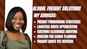optimize your freight forwarding logistics and international shipping